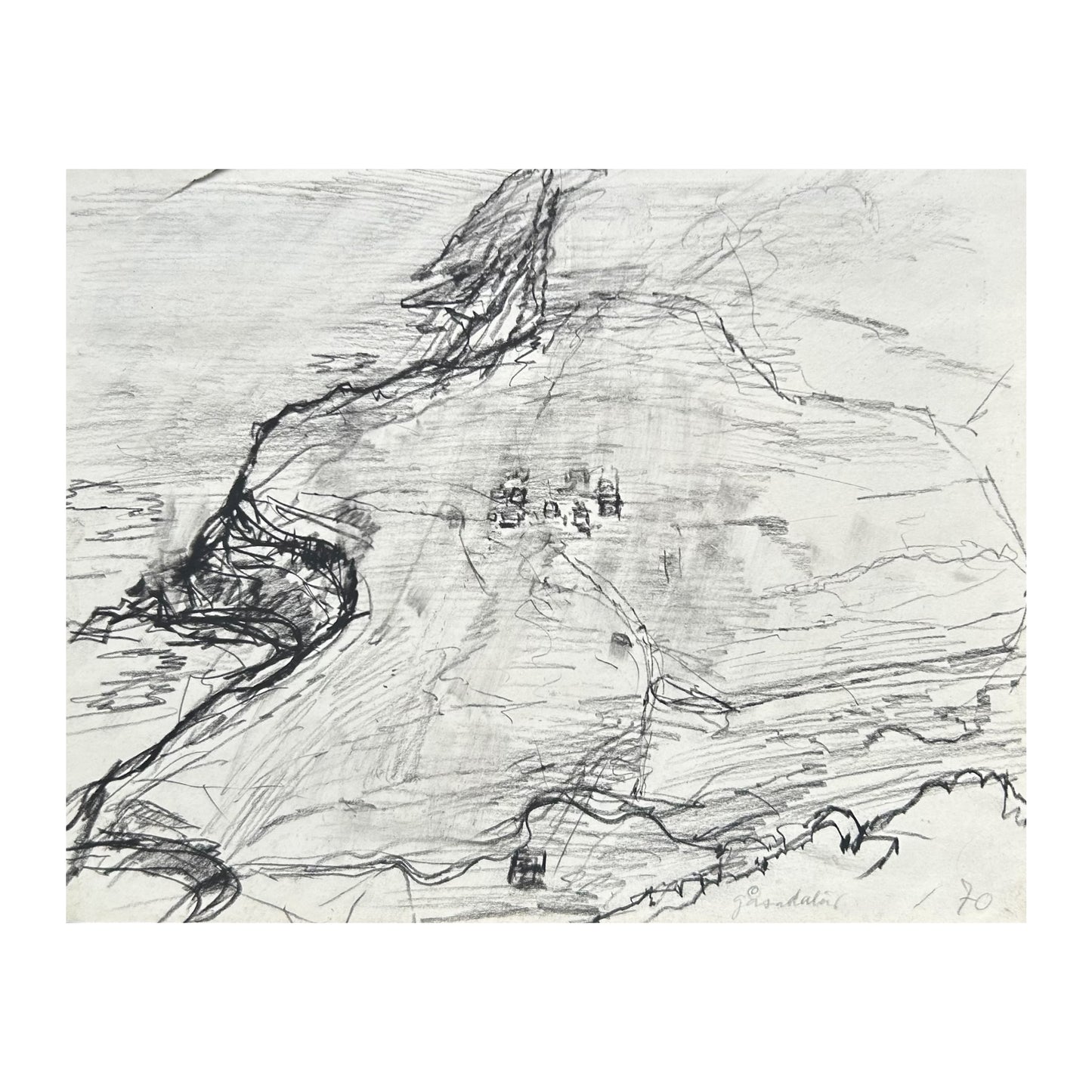 John Olsen. “Gåsadalur”, 1970