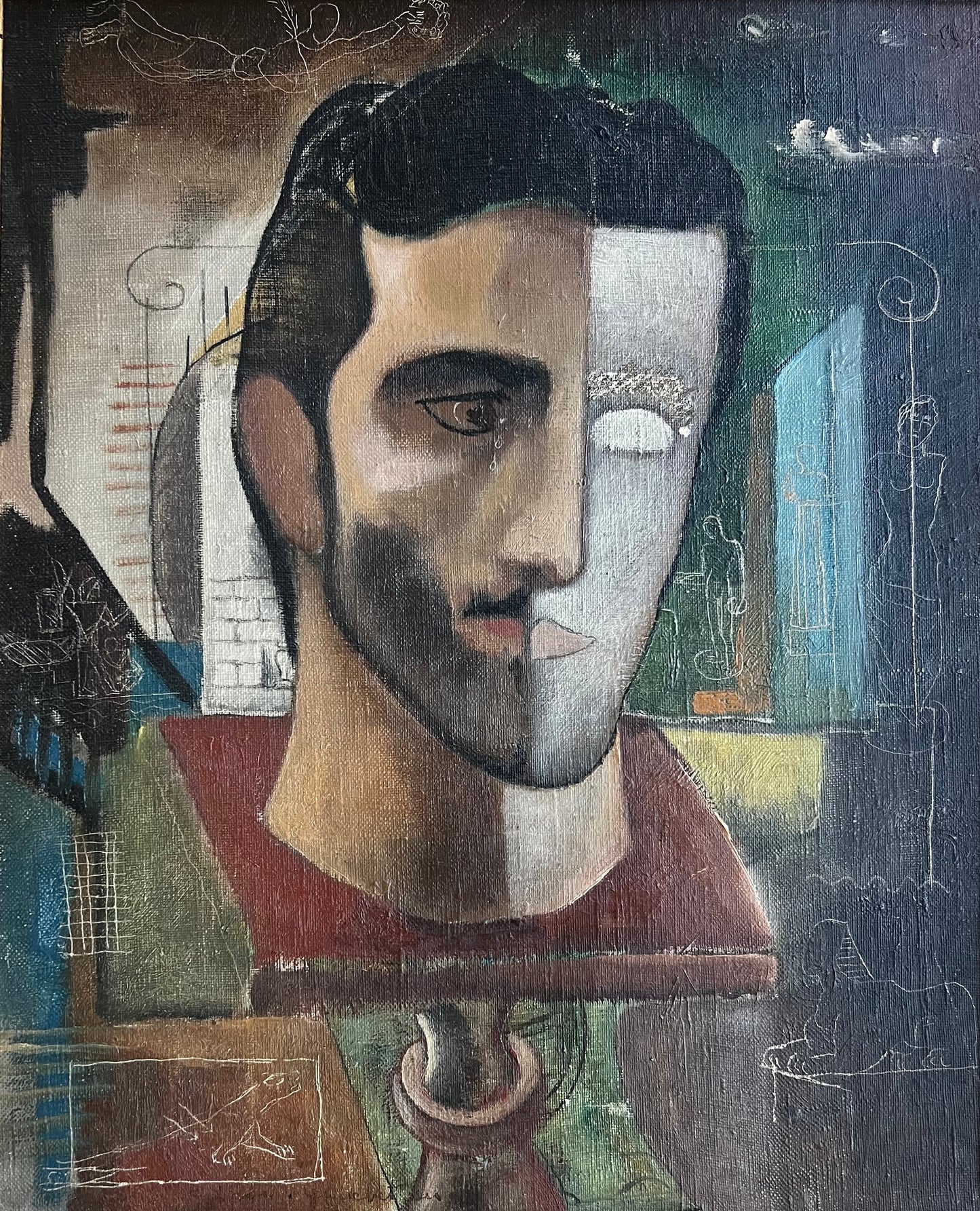 Crikor Garabetian. Self portrait, 1932
