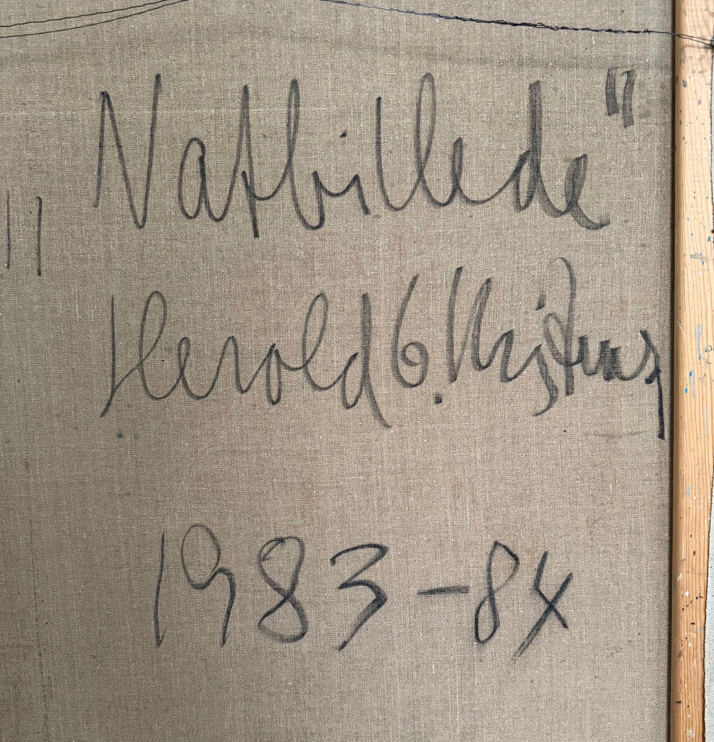 Herold G. Kristensen. “Nattebillede”, 1983-1984