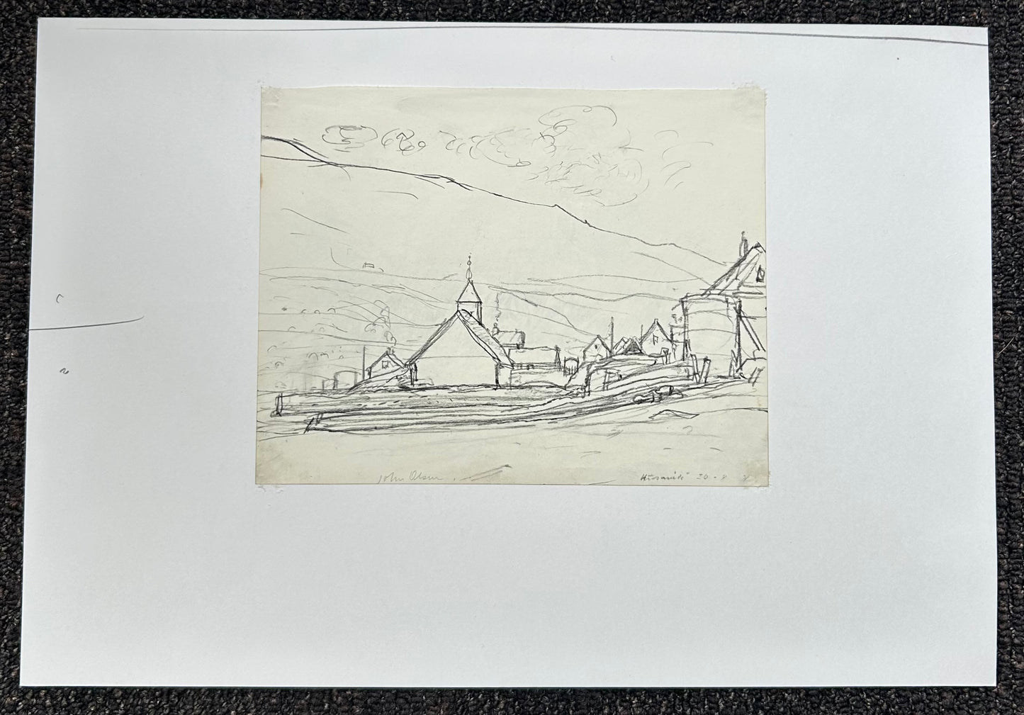 John Olsen. “Húsavík”, 1971