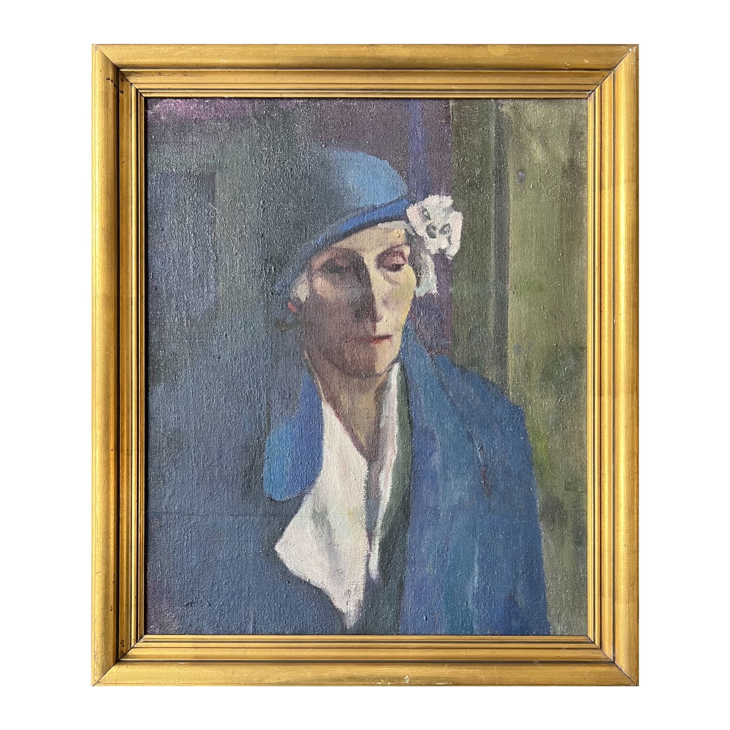 Ernst Norlind. A lady in blue