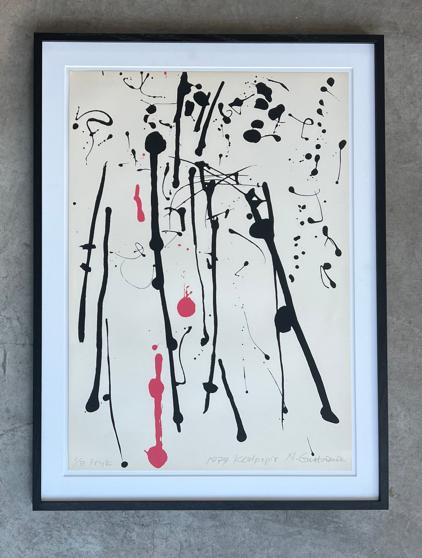 Niels Guttormsen. “Klatpapir”, 1974