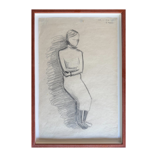 Egon Mathiesen. Sketch for portrait of Else Fischer-Hansen, 1936