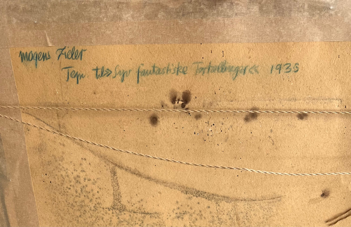 Mogens Zieler. “Tegning til “Syv fantastiske fortællinger”, 1935