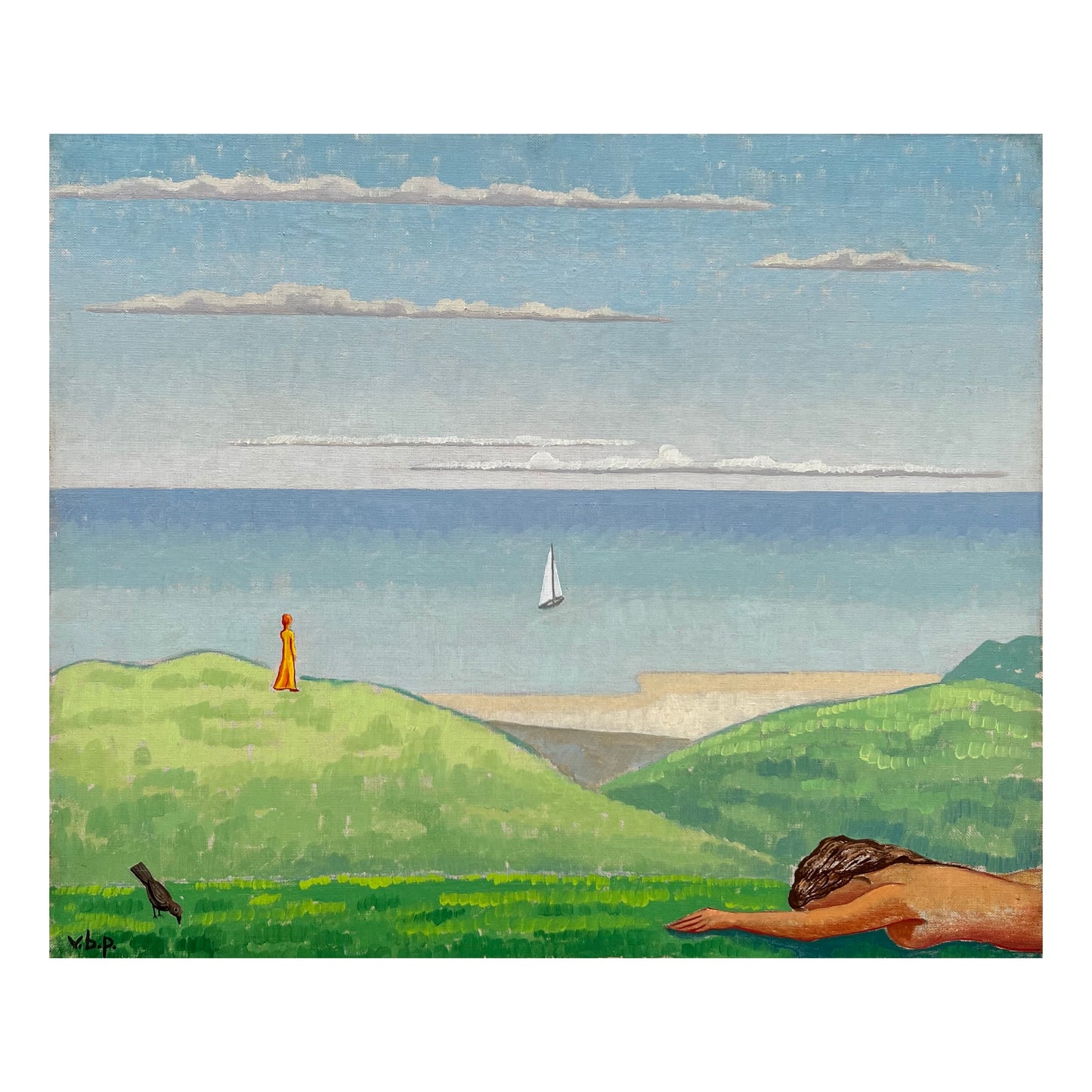 Vilhelm Bjerke Petersen. Surreal landscape