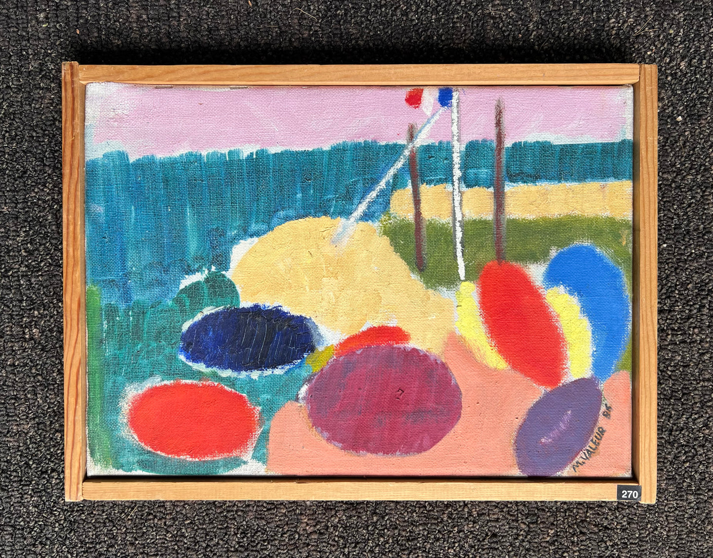 Mogens Valeur. Beach scenery