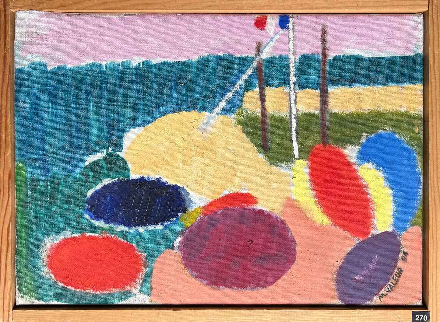 Mogens Valeur. Beach scenery