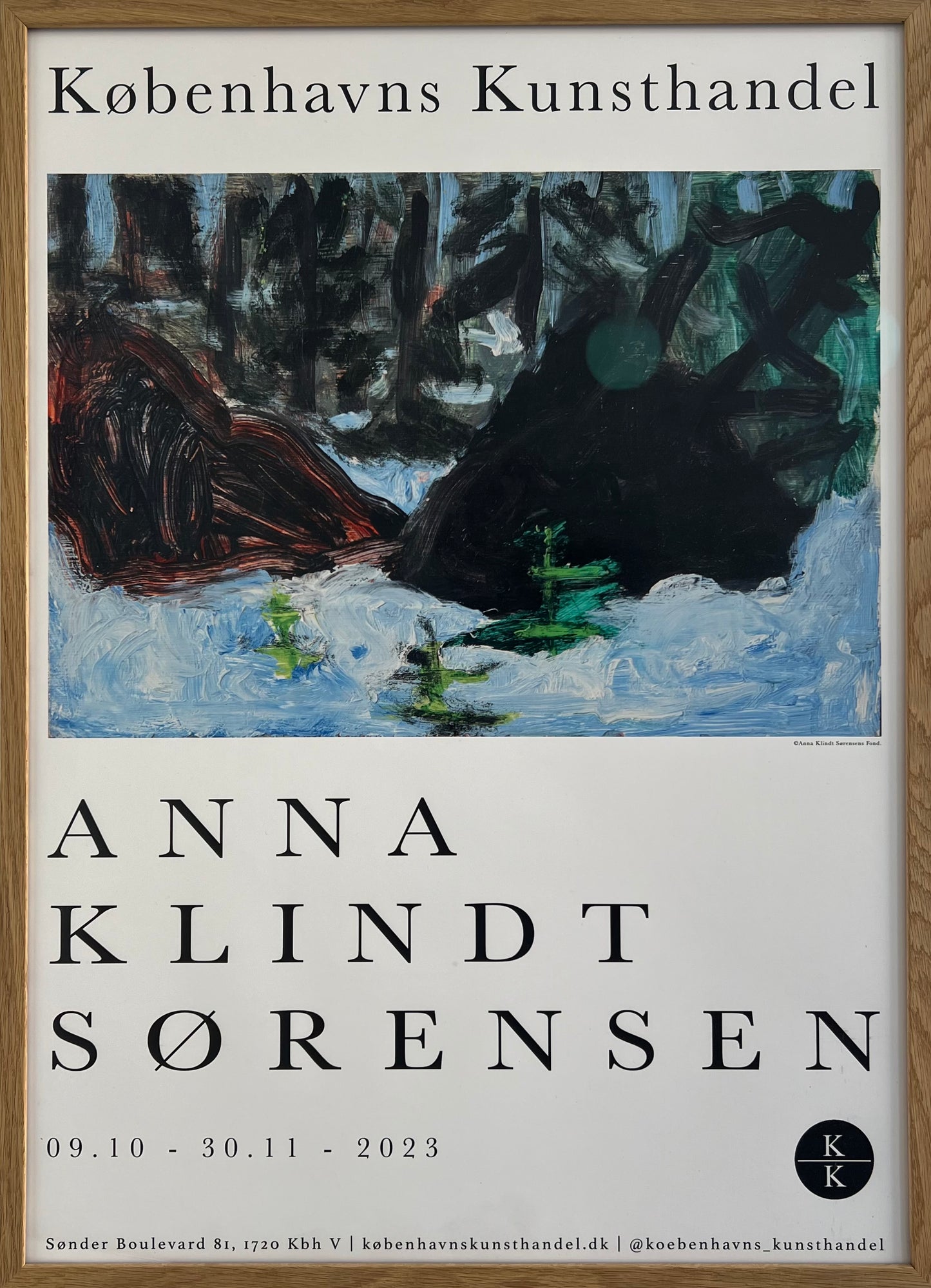Anna Klindt Sørensen. Exhibition poster, 2023