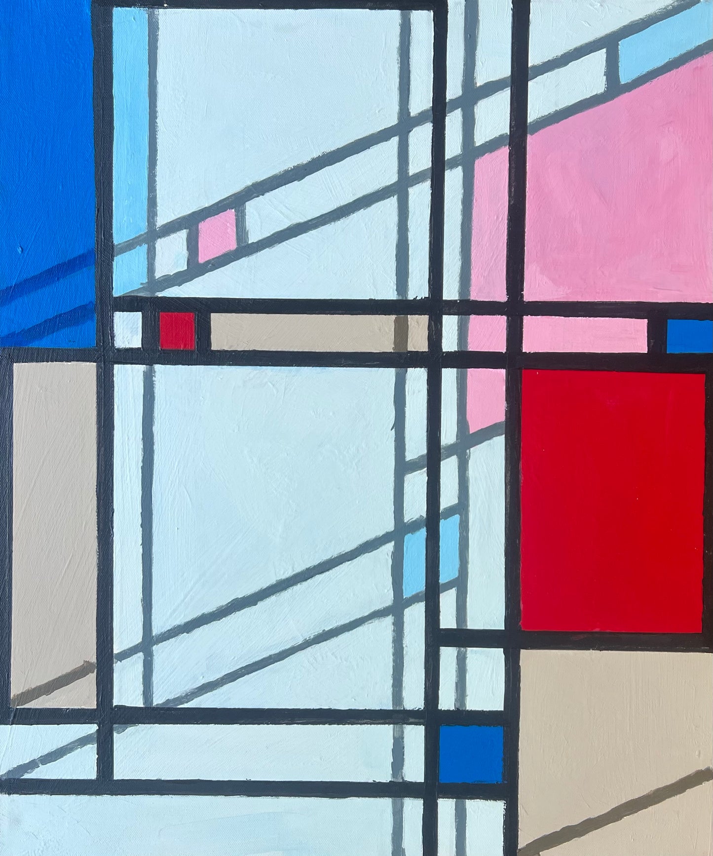 Peter Holck. “Mondrian i sollys”, 2025