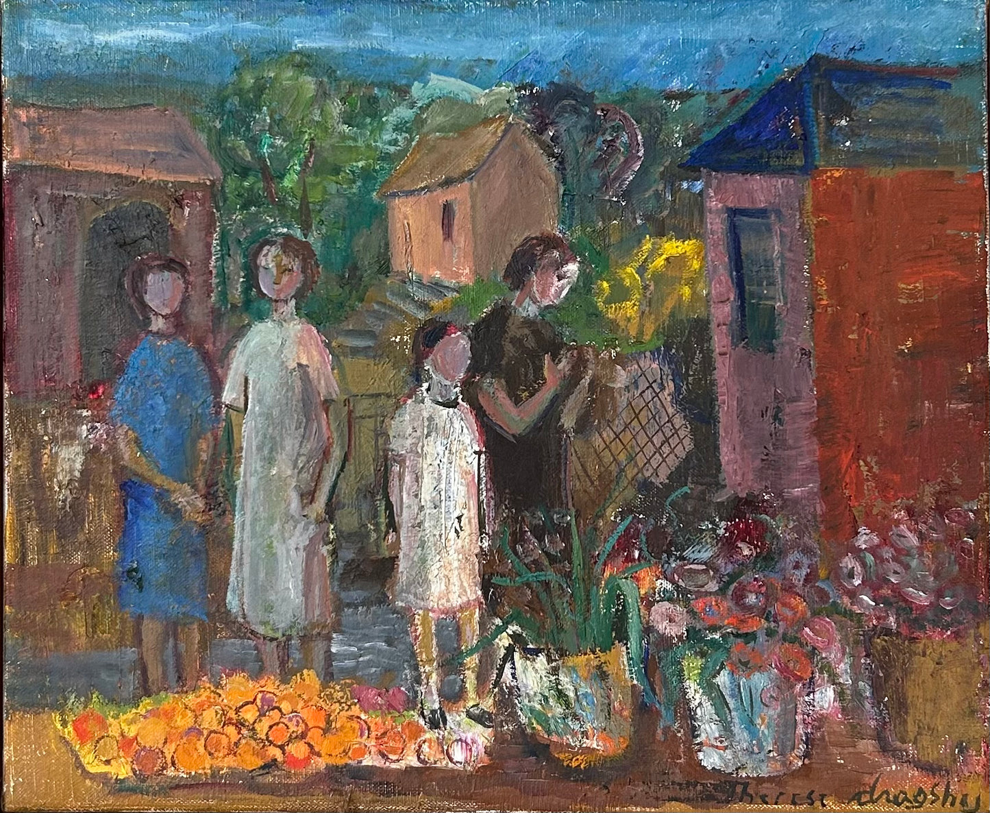 Therese Dragshøj. Market scenery