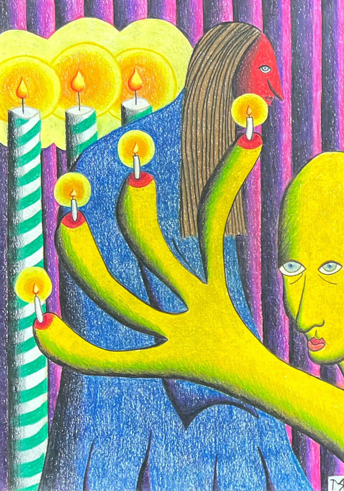 Mette Rasmussen. “Bære lys II”, 2024