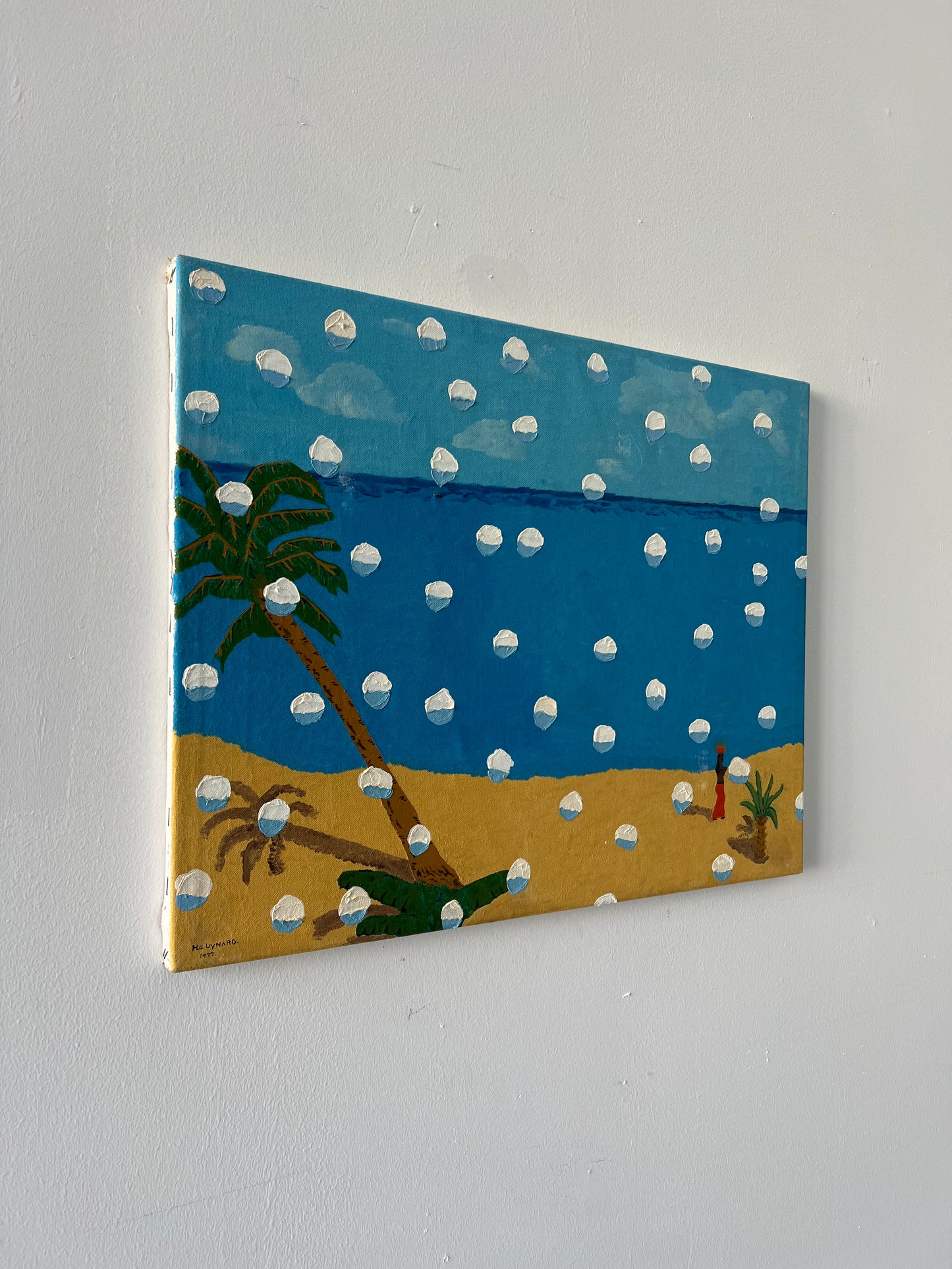 Mads Lindberg. Untitled, (Snowpainting), 2021