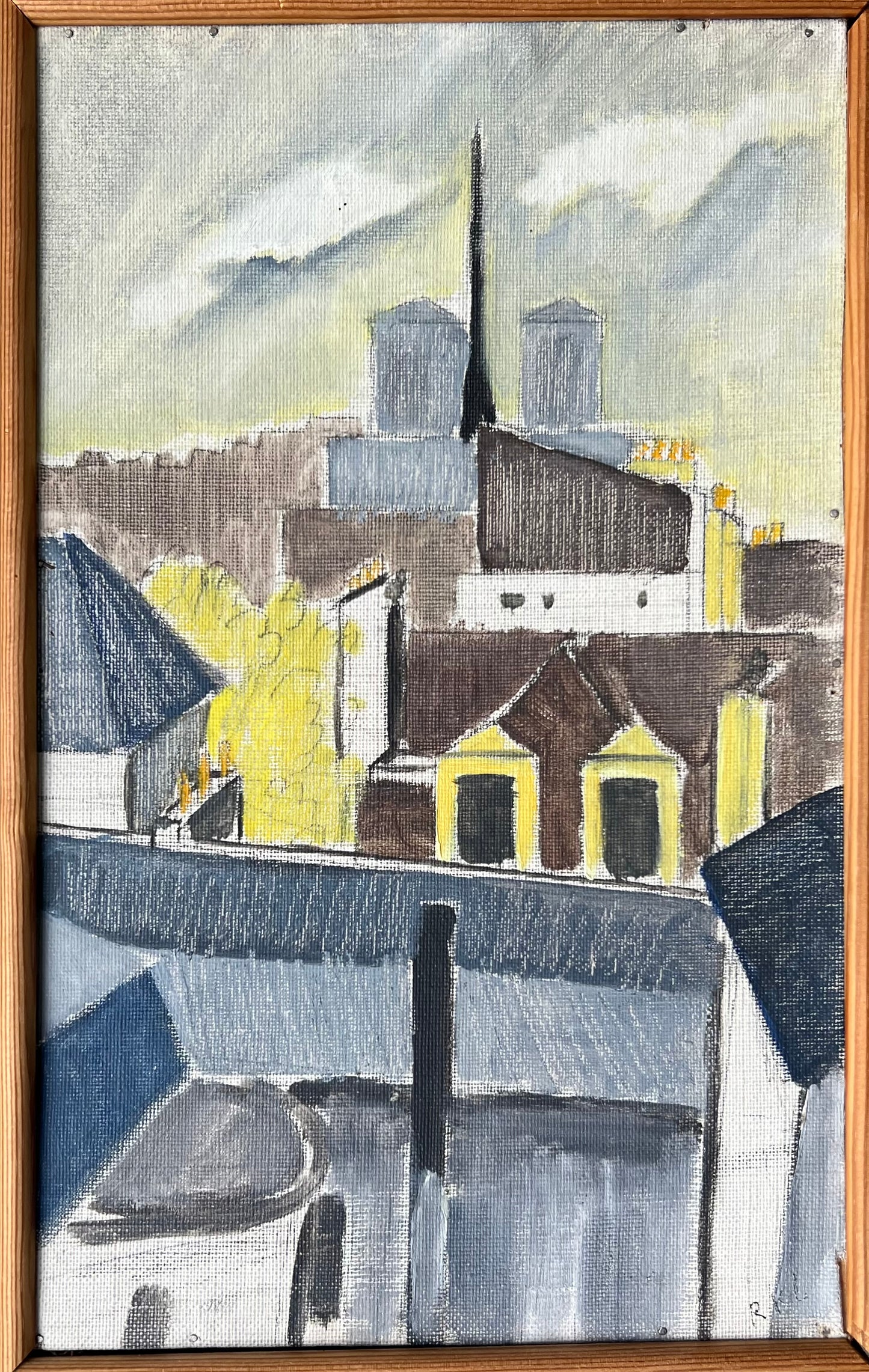 Rita Kernn-Larsen. View over Paris, ca. 1930