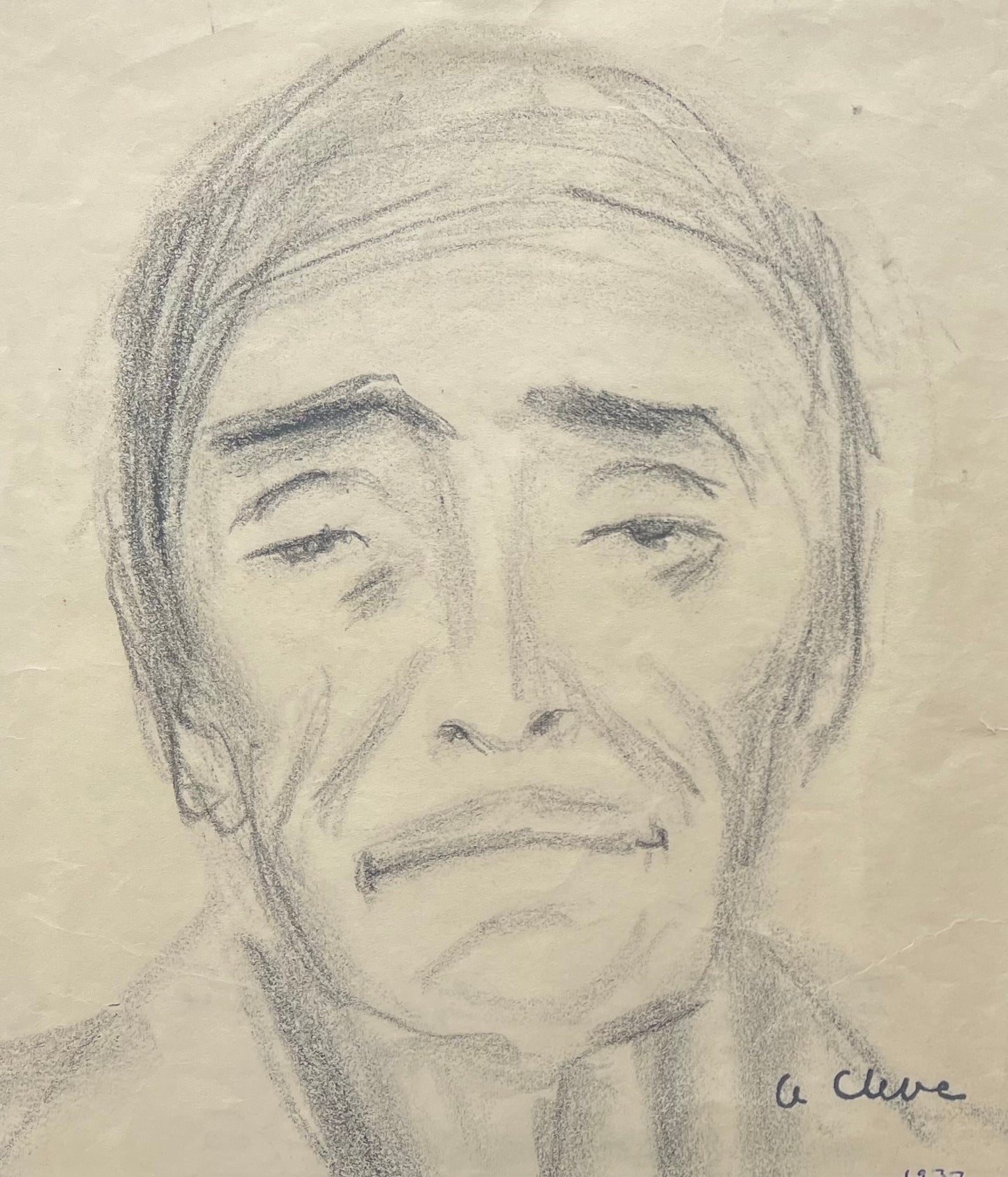 Agnes Cleve. Portrait, 1937