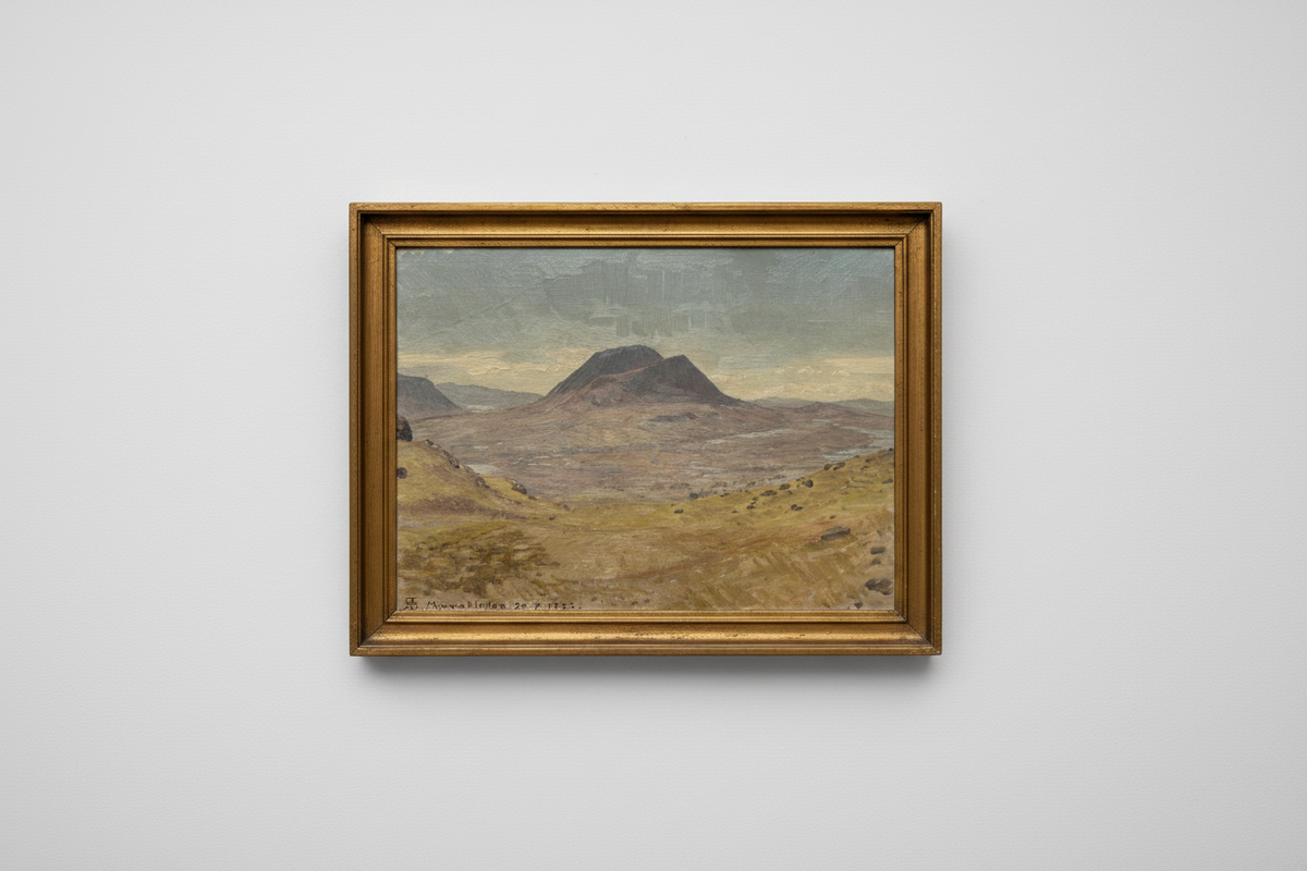 Niels Skovgaard. “Sølen set fra Mjovakletten”, 1922