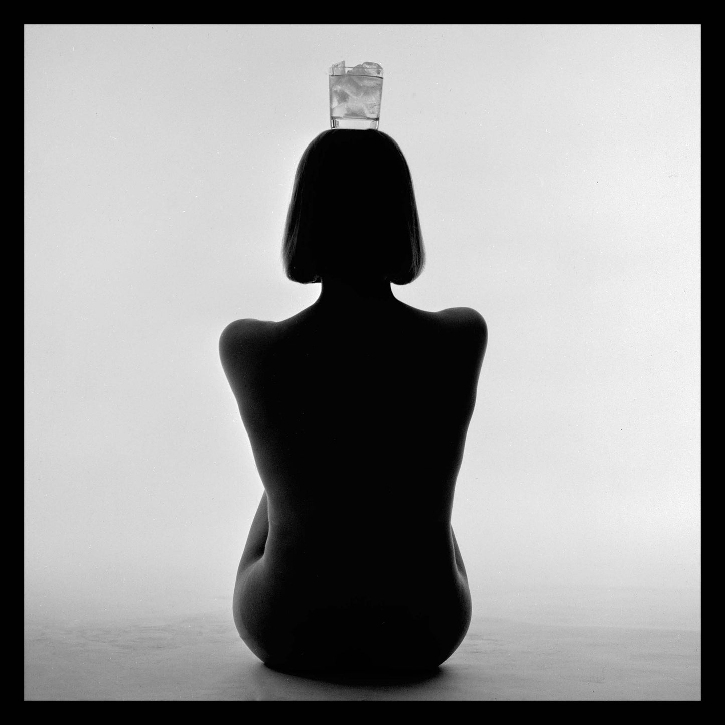 Jørn Freddie. Nude with a glass, 1969