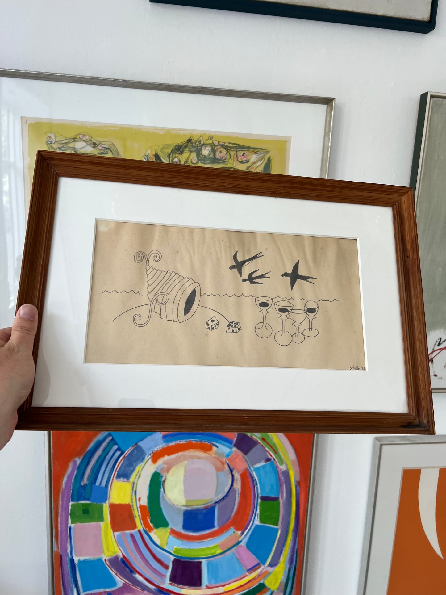 Mogens Zieler. “Tegning til “Syv fantastiske fortællinger”, 1935