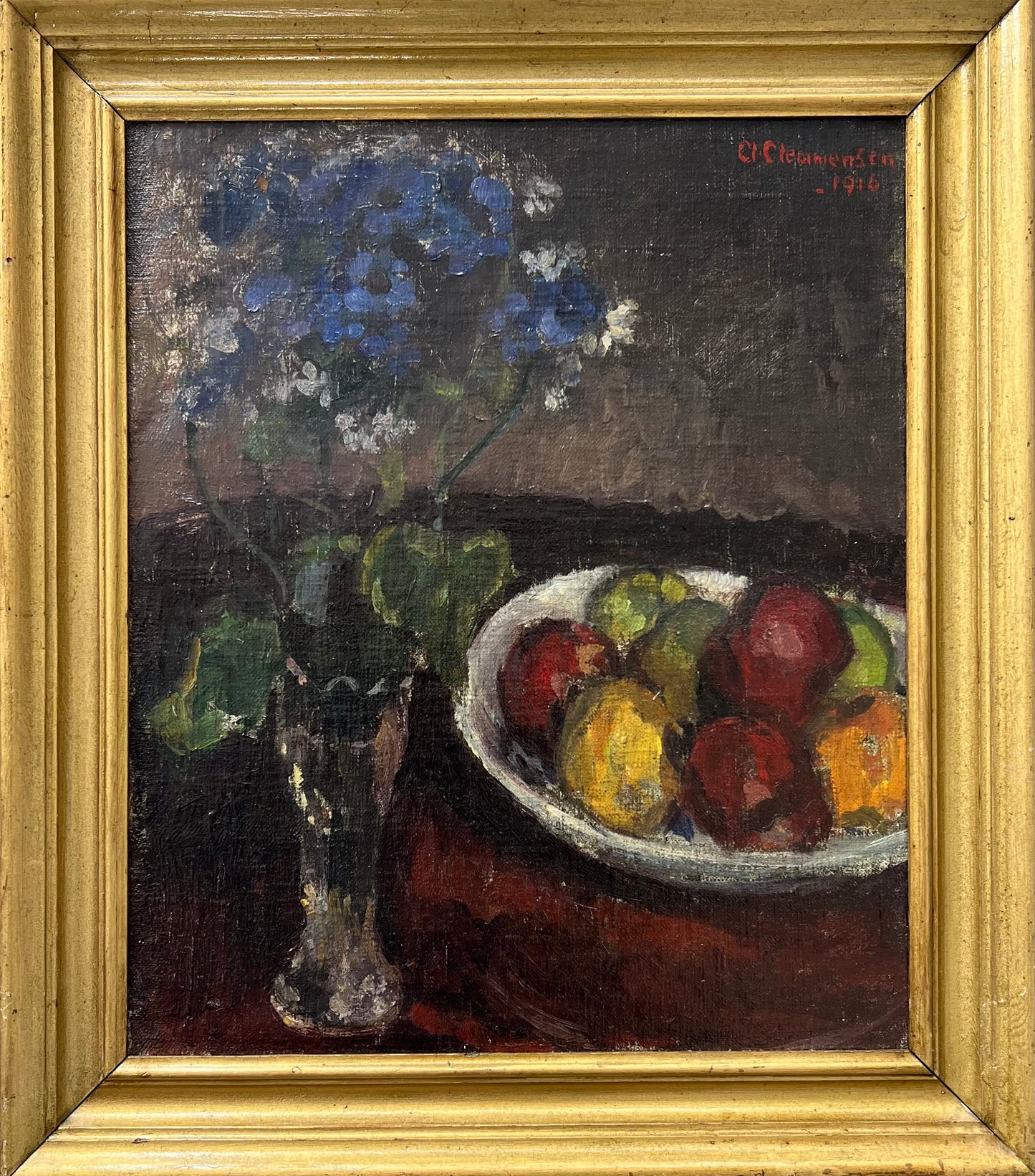 Clemmen Clemmensen. Still life, 1916