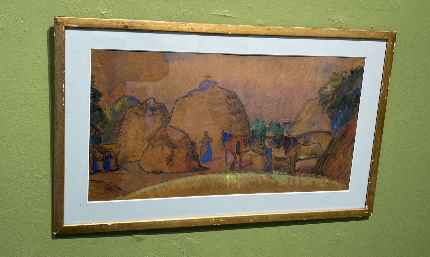 Astrid Holm. “Bønder i Bretagne”, ca. 1912