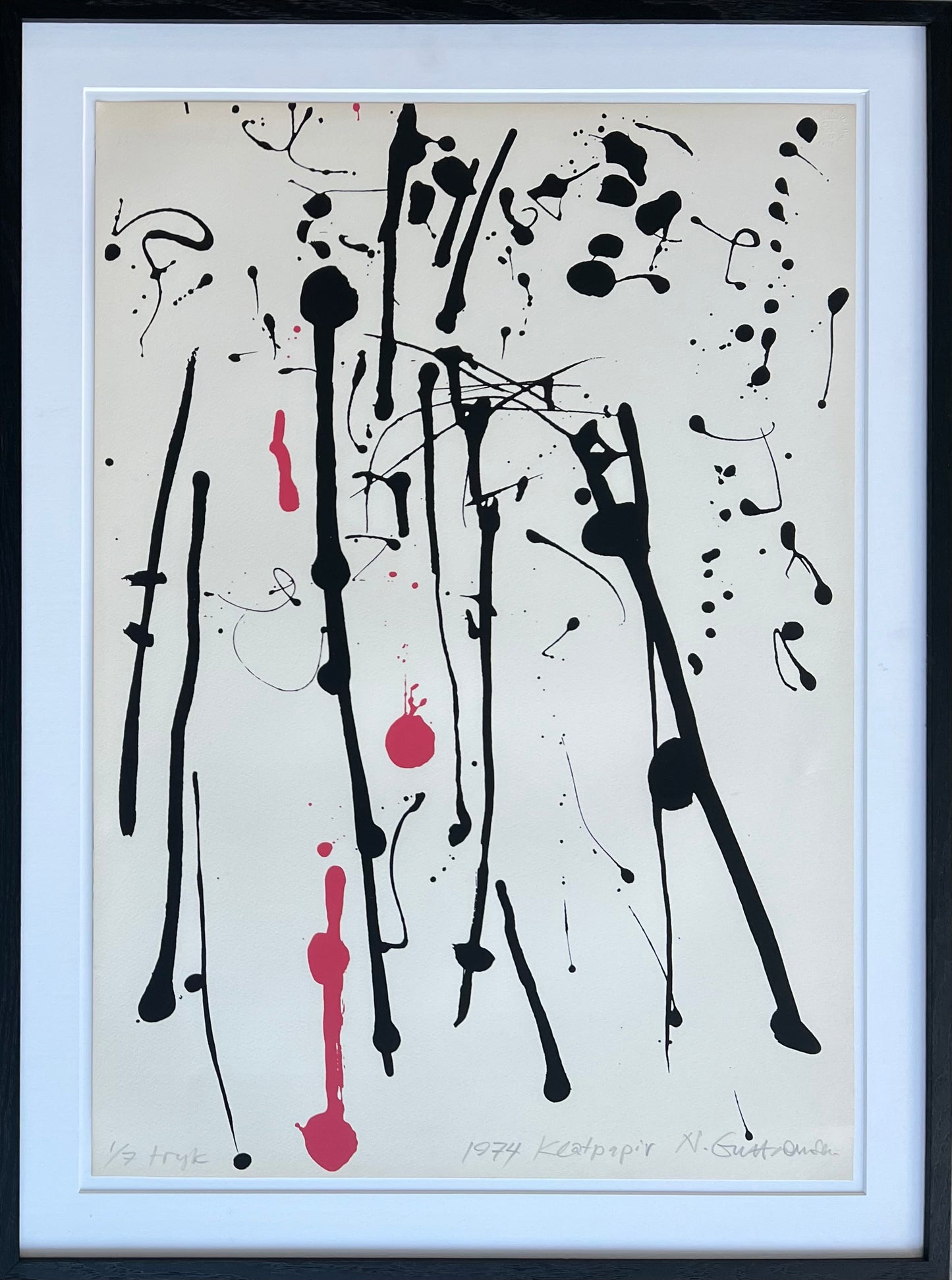 Niels Guttormsen. “Klatpapir”, 1974