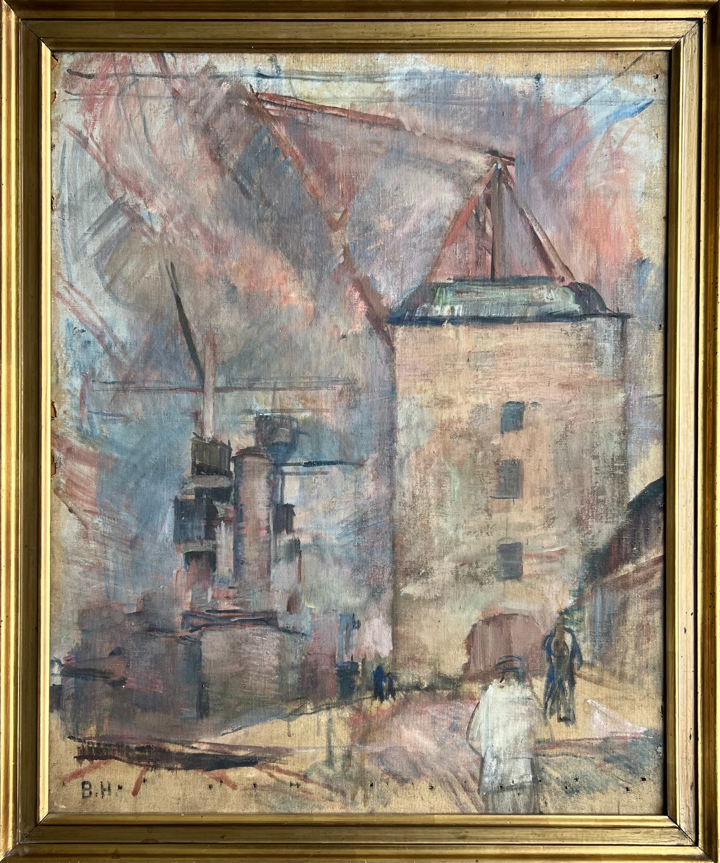 Bizzie Høyer. “Mastekranen med Peder Skram skibet”