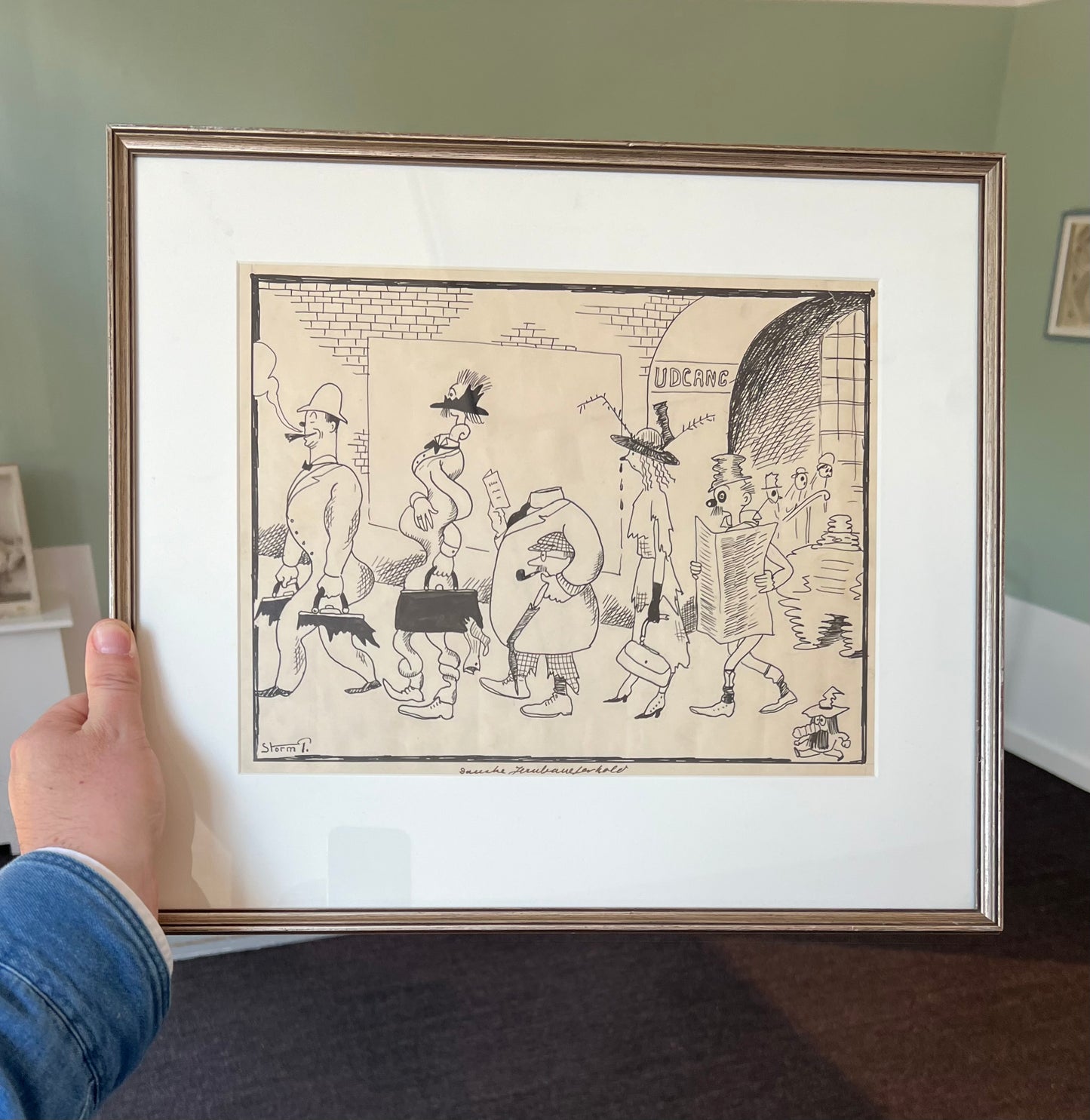 Storm P. “Danske jernbaneforhold”