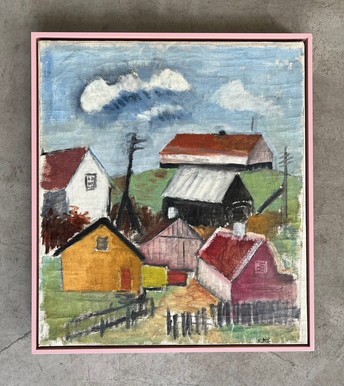 Rita Kernn-Larsen. Study of houses in Skagen, ca. 1932