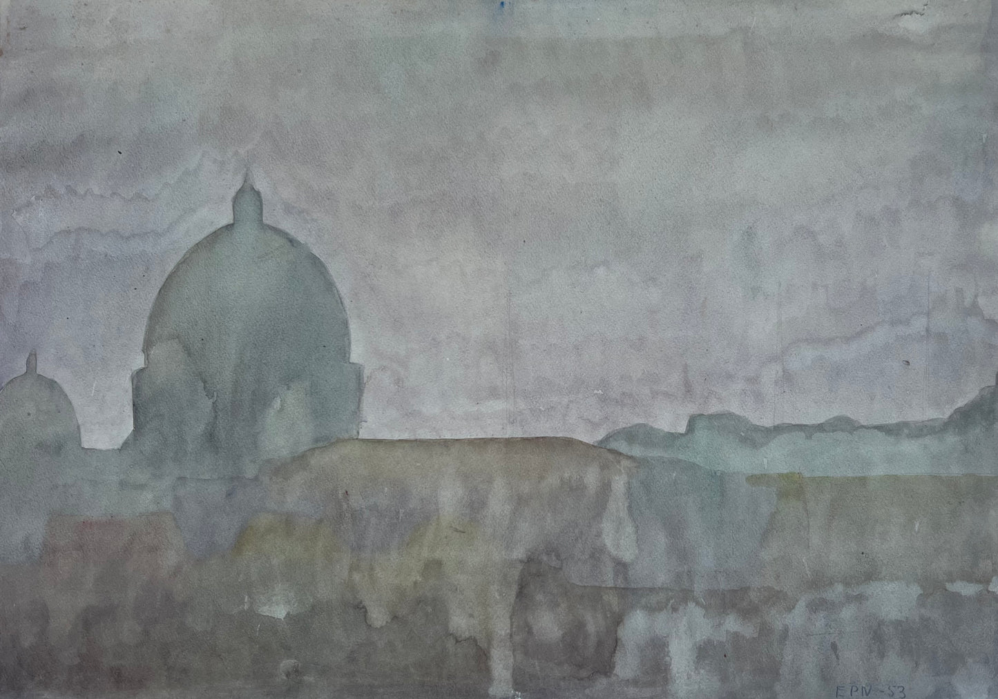 Elsa Nielsen. City view, 1953