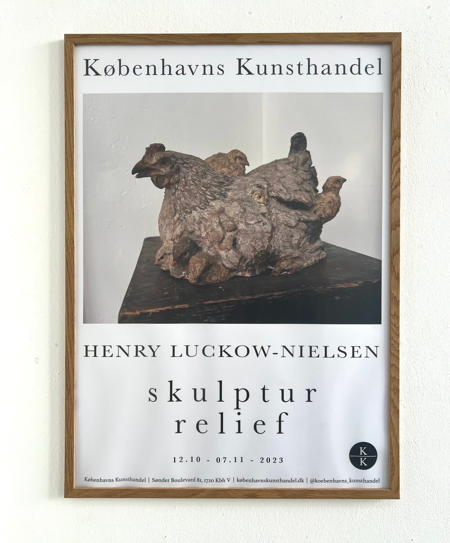 Henry Luckow-Nielsen. Exhibition poster, 2023