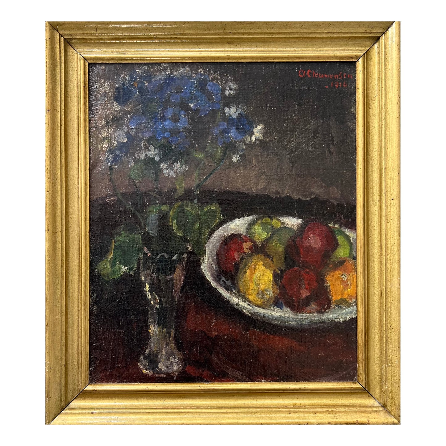 Clemmen Clemmensen. Still life, 1916