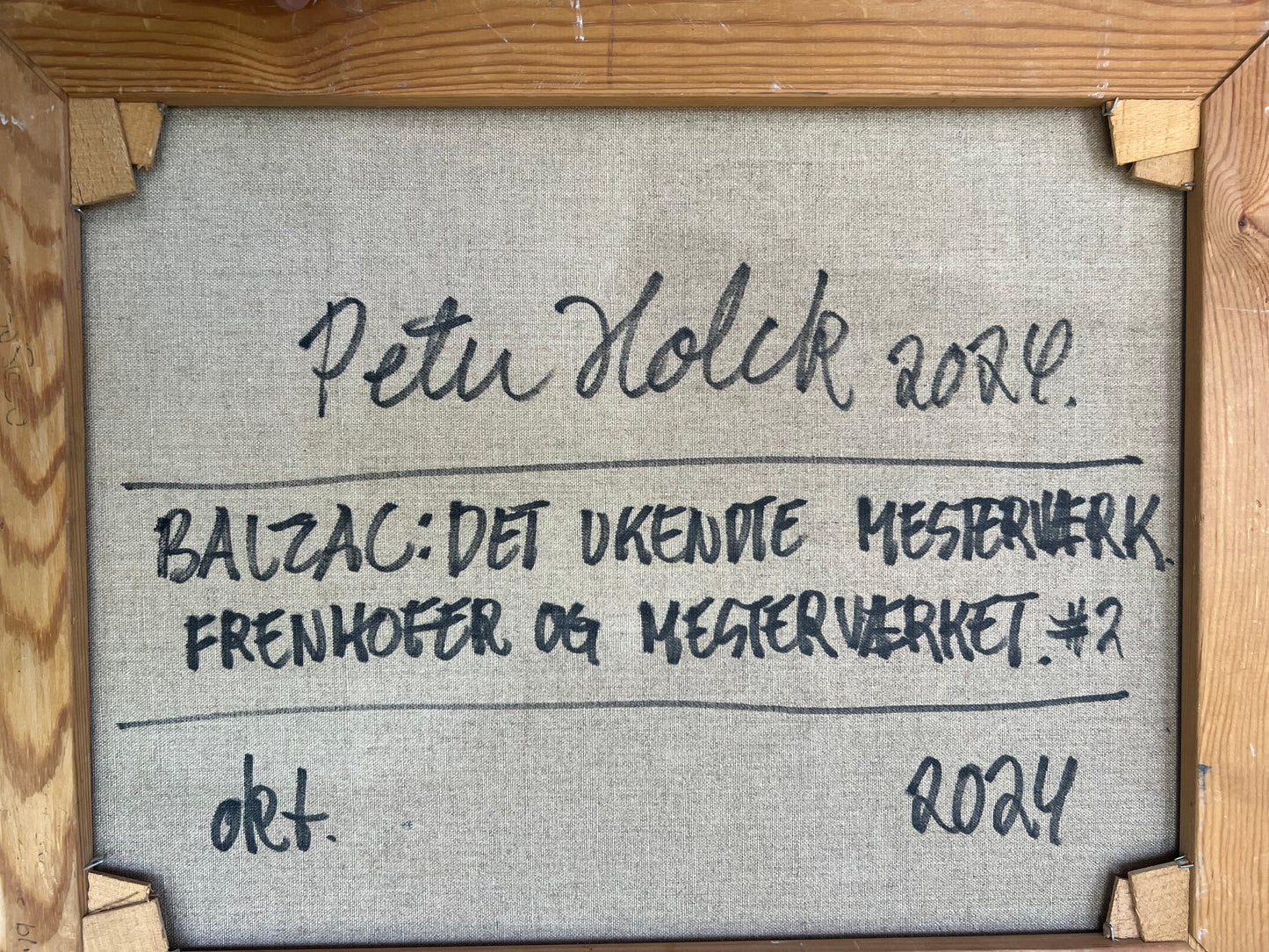 Peter Holck. “Balzac: det ukendte mesterværk - Frenhofer og mesterværket #2”, 2024