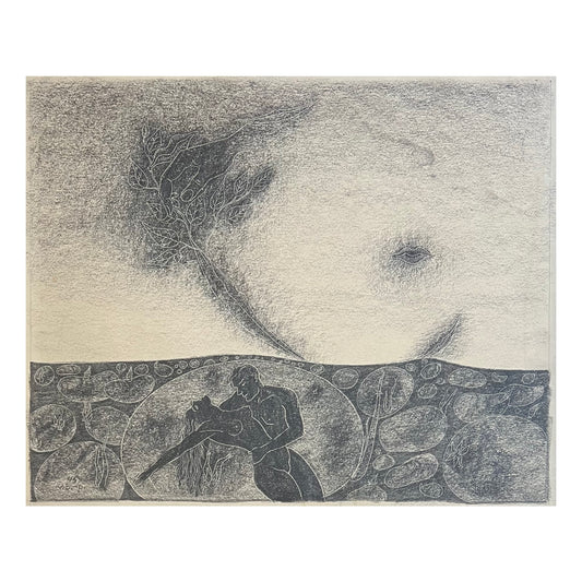 Vilhelm Bjerke-Petersen. Surreel drawing, 1945