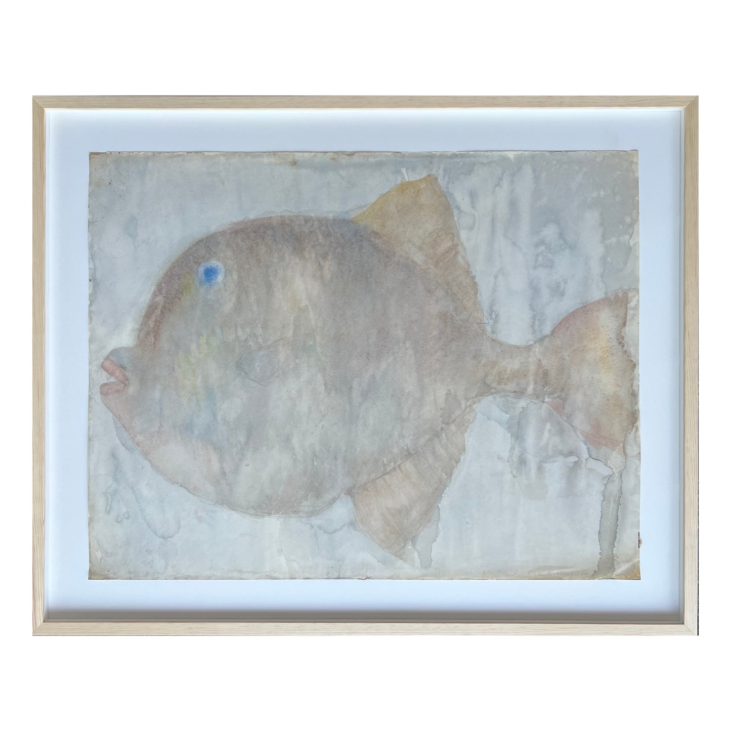 Elsa Nielsen. Study of a fish, 1960