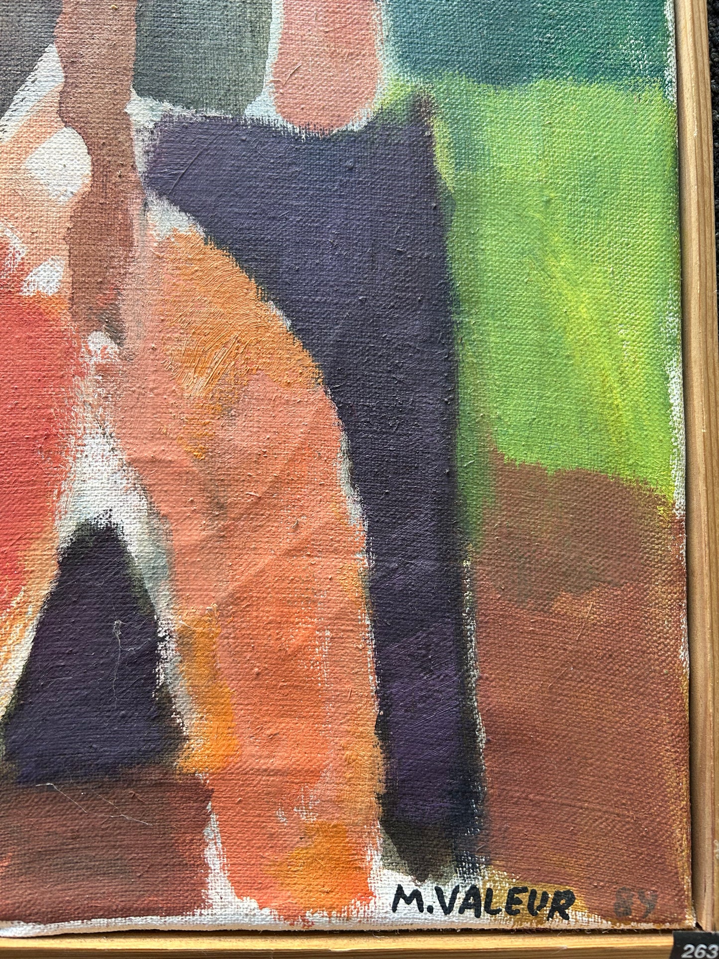 Mogens Valeur. Portrait of a woman, 1984