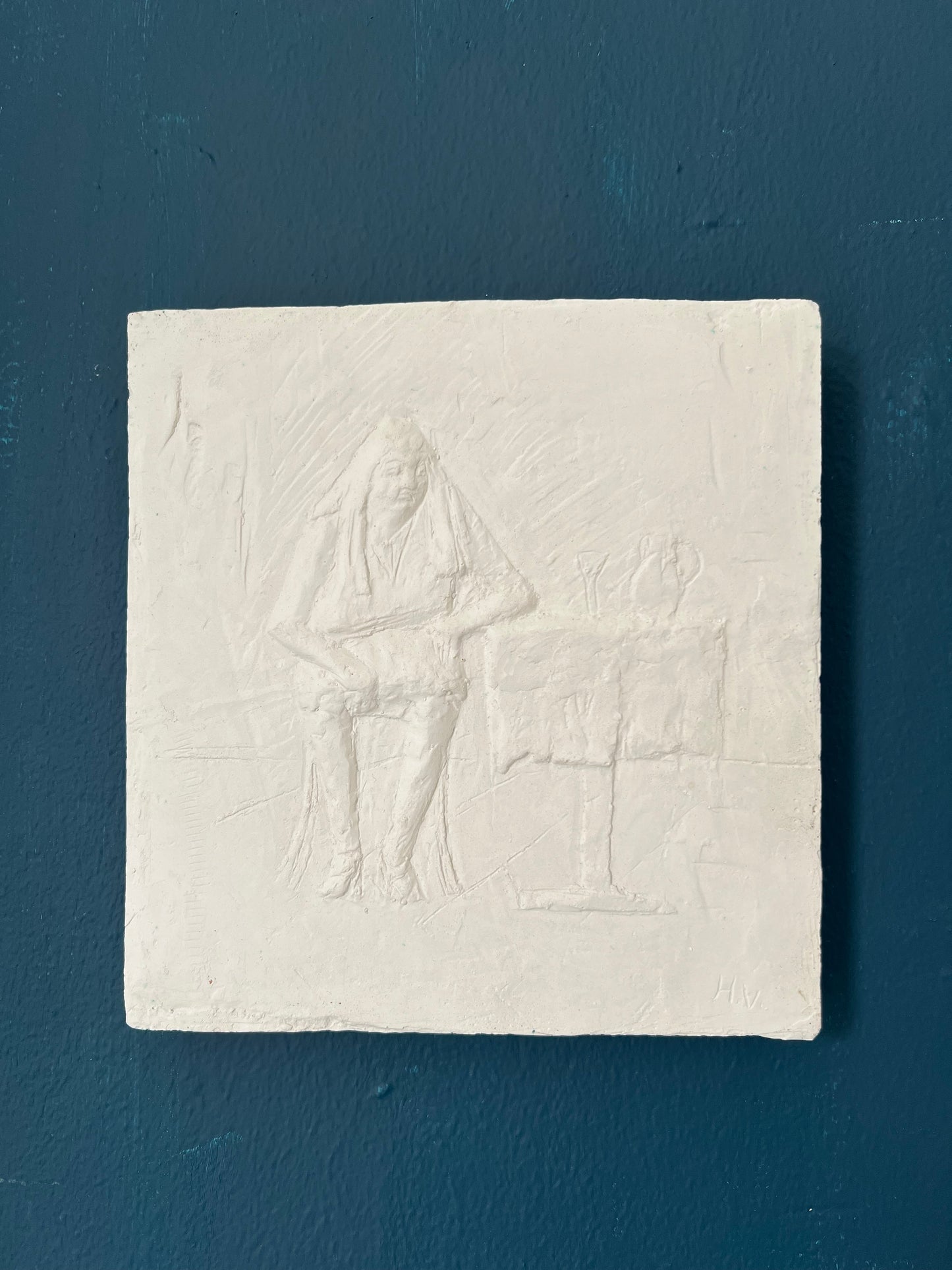 Hanne Varming. “Kone ved cafébord i Rom”, 1976