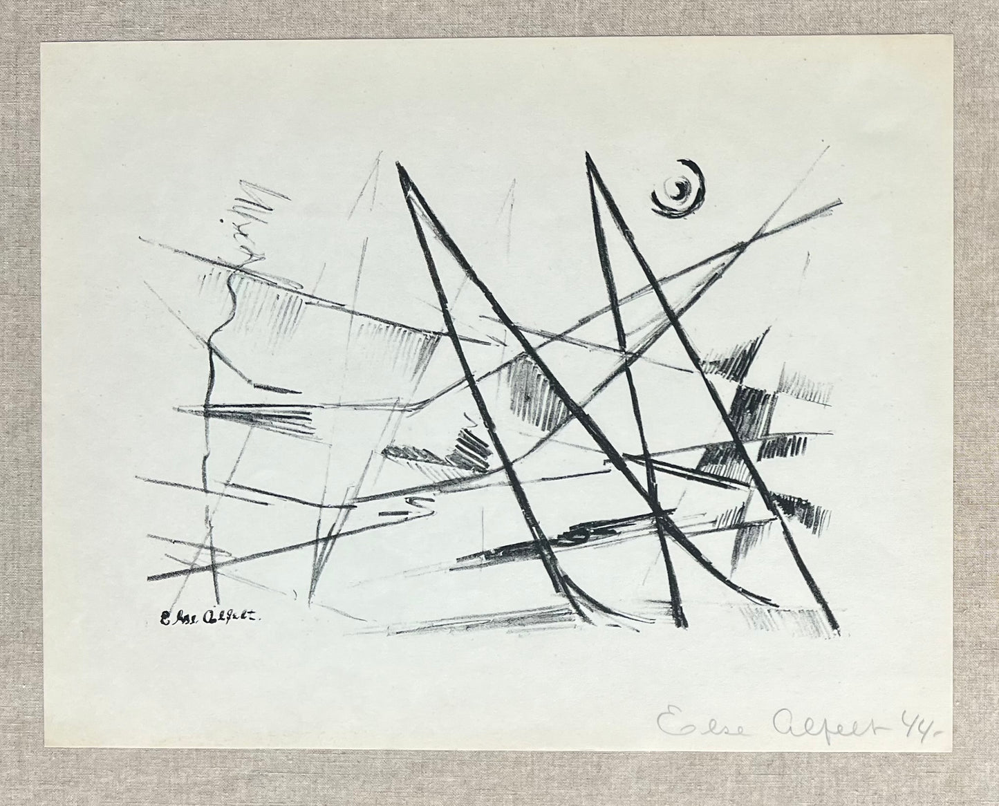 Else Alfelt. Composition, 1944