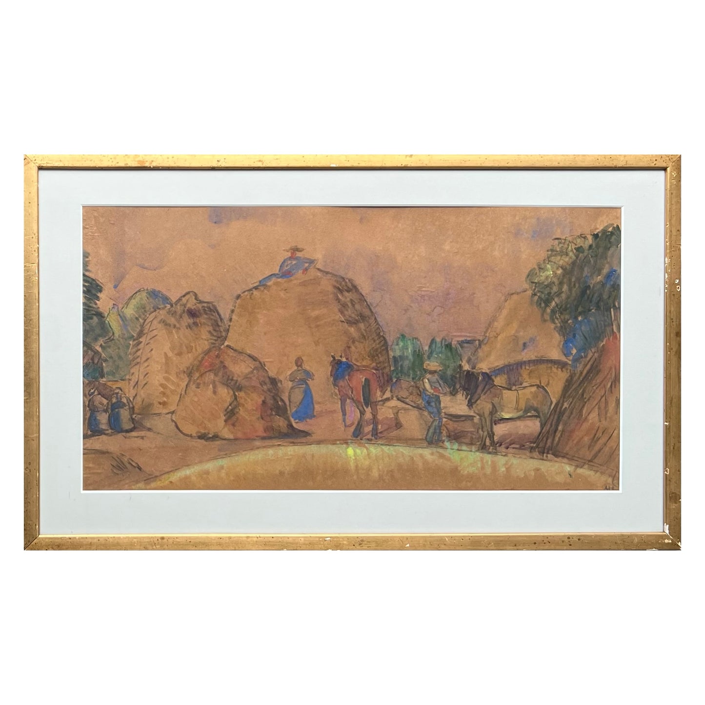 Astrid Holm. “Bønder i Bretagne”, ca. 1912