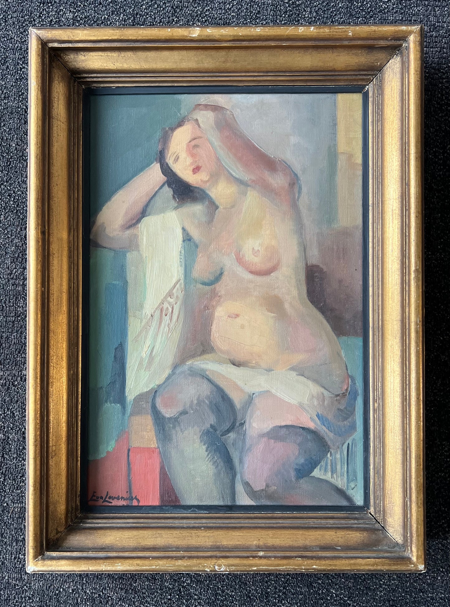Eva Levenius. Study of a nude model, 1932