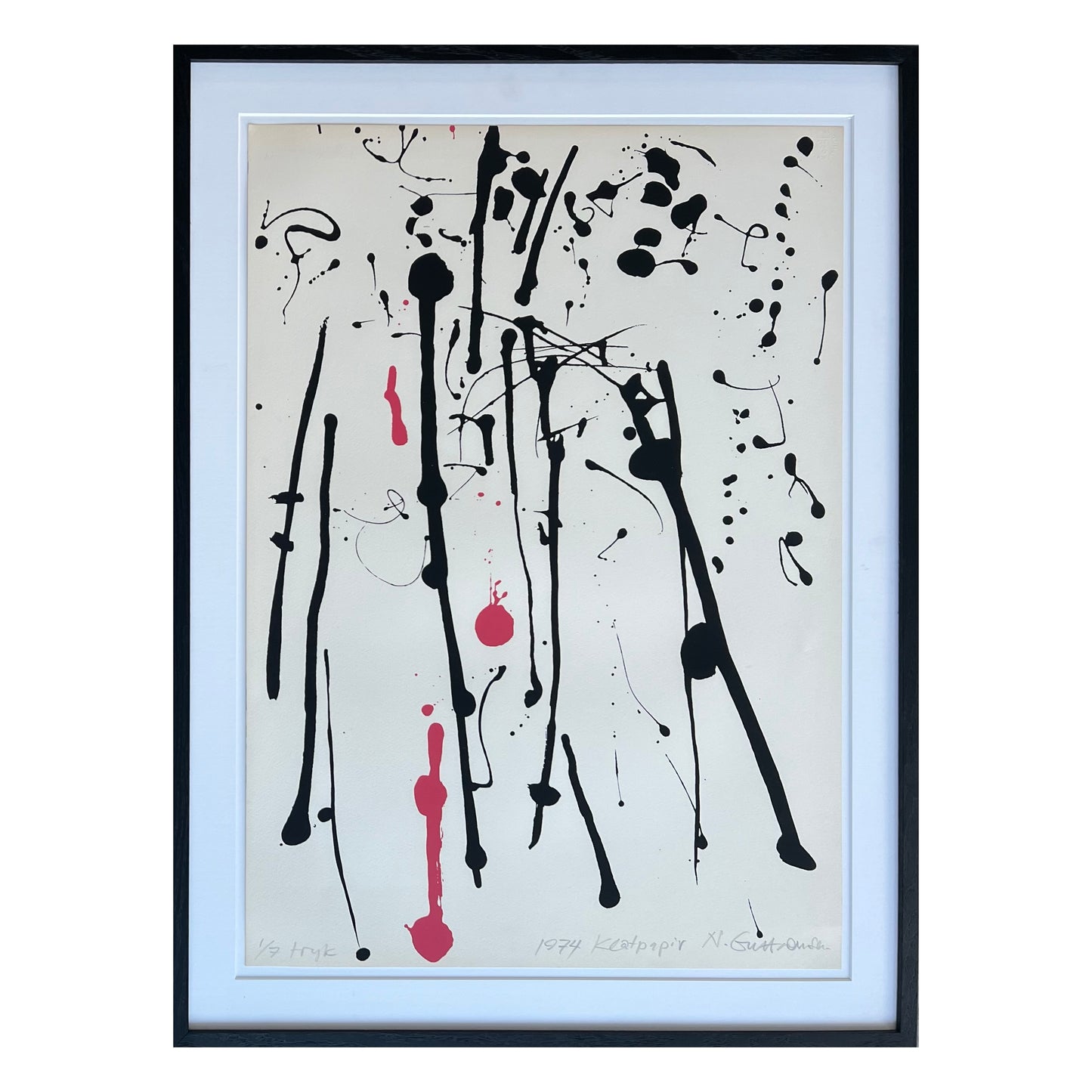 Niels Guttormsen. “Klatpapir”, 1974