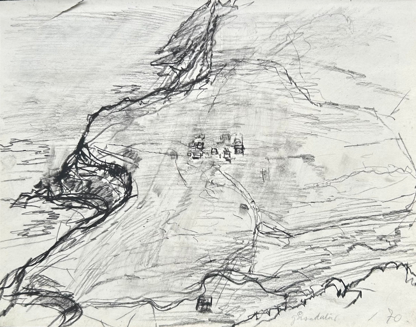 John Olsen. “Gåsadalur”, 1970