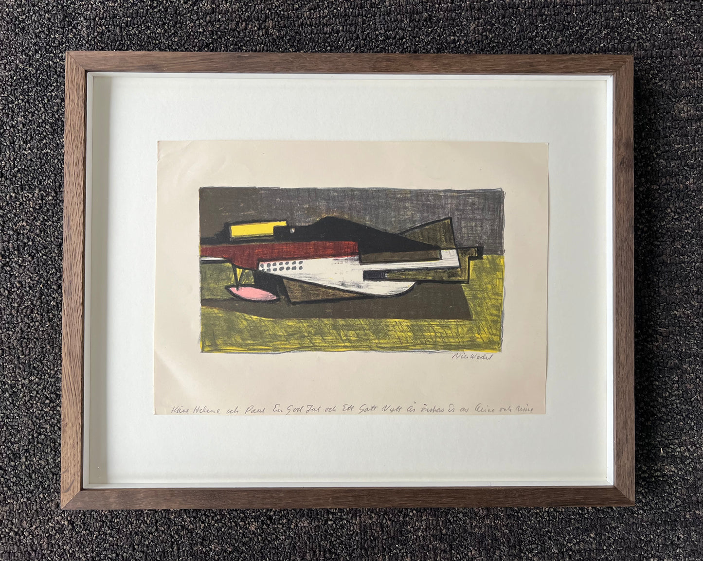 Nils Wedel. Composition, 1950’s