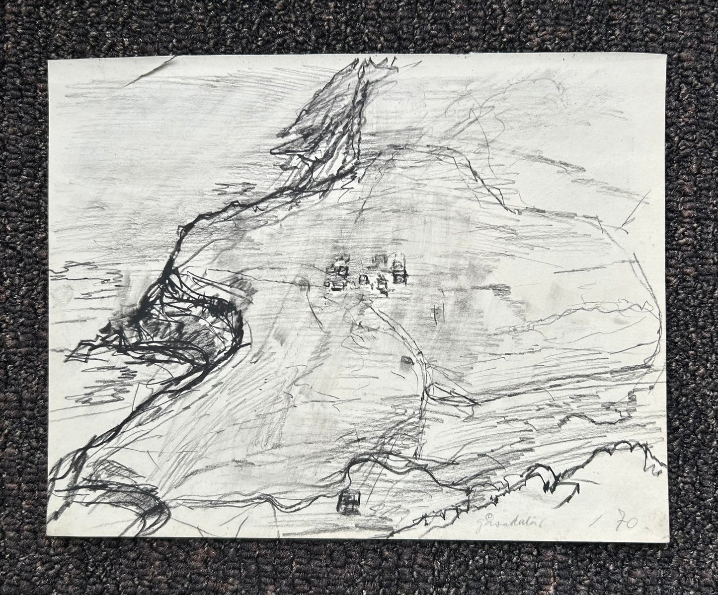 John Olsen. “Gåsadalur”, 1970
