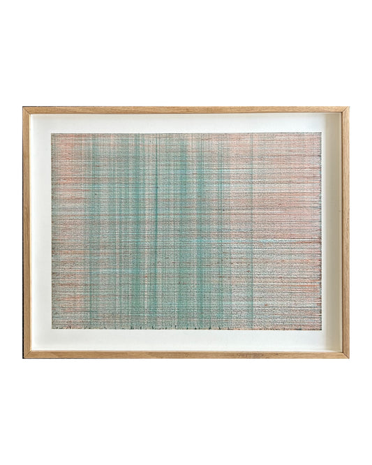Line Softø. “Green on gray C for Clarice Lispector”, 2024