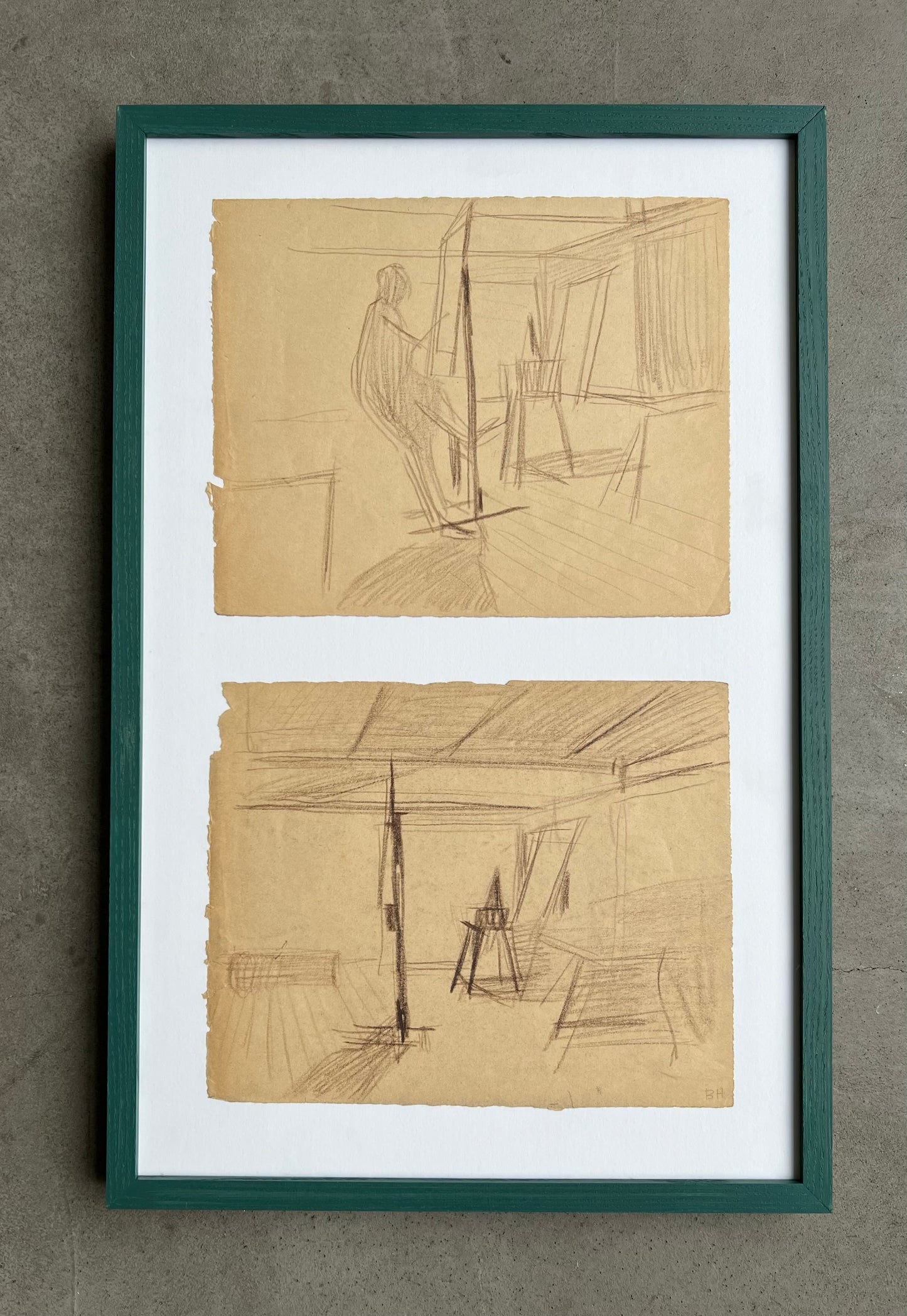 Bizzie Høyer. Sketches from the drawing school, ca 1920’s