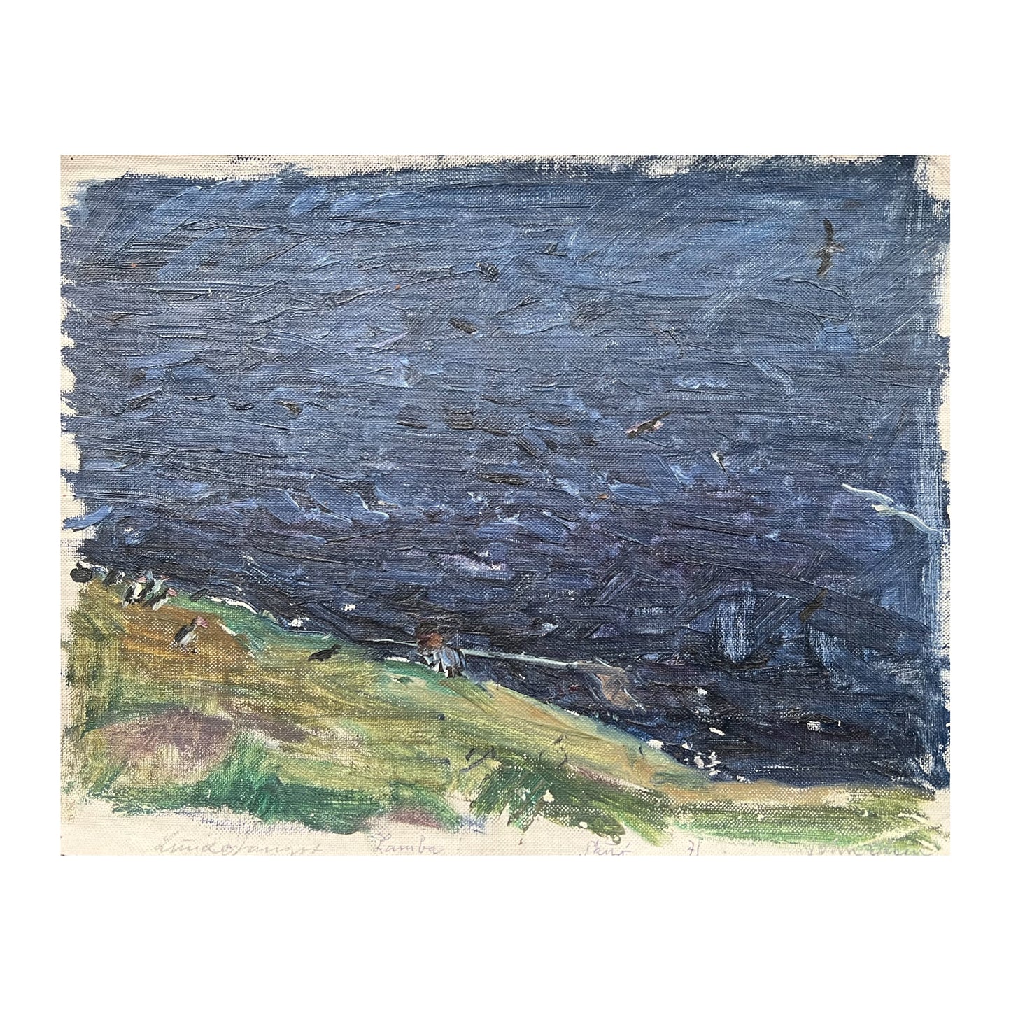 John Olsen. “Lundefangst, Lamba Skuø”, 1971