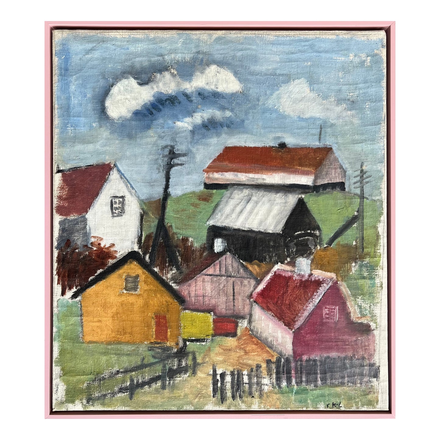 Rita Kernn-Larsen. Study of houses in Skagen, ca. 1932