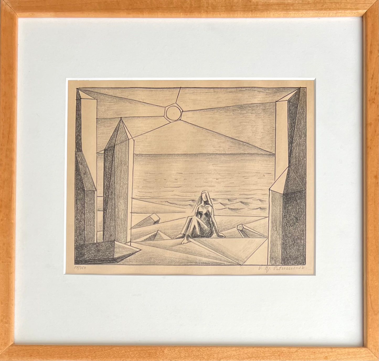 Vilhelm Bjerke-Petersen. Composition, 1950