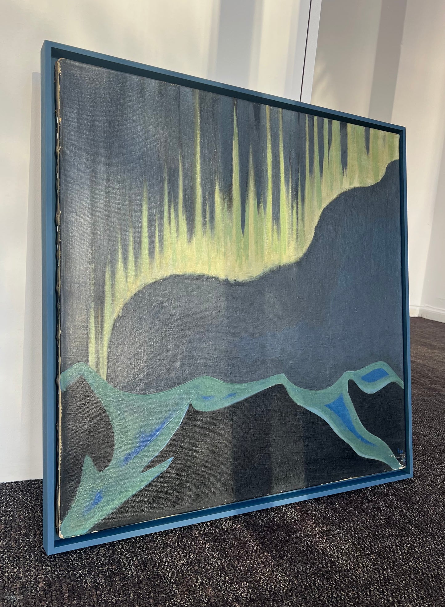 Ernst Hansen. Northern lights over Greenland, 1935