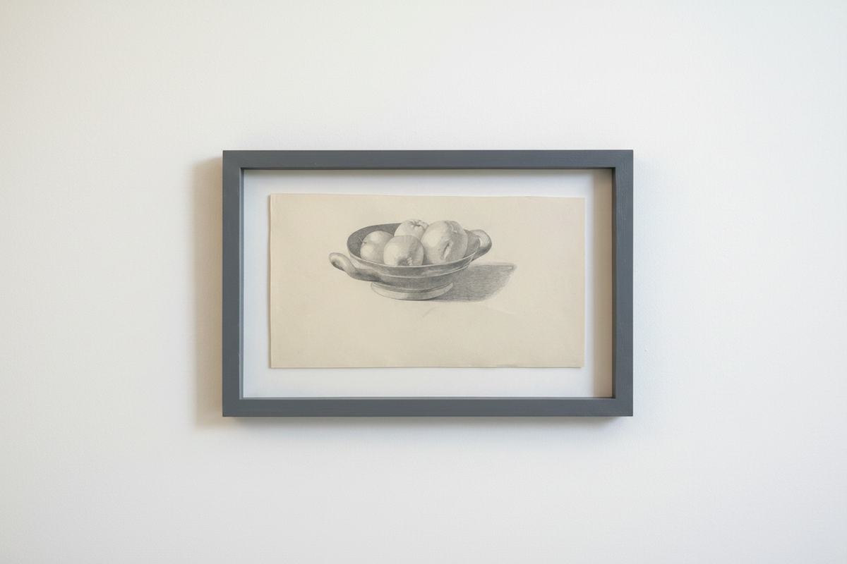 Georgia Skovgaard. Study of apples in a bowl