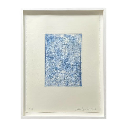 John Zurier. “Summer Book blue softground, 2016